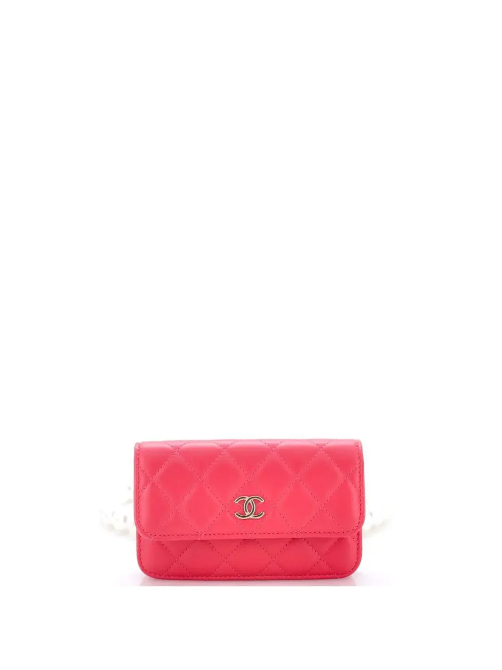 Chanel Pearl Strap Cc Wallet On Chain #320495C19B